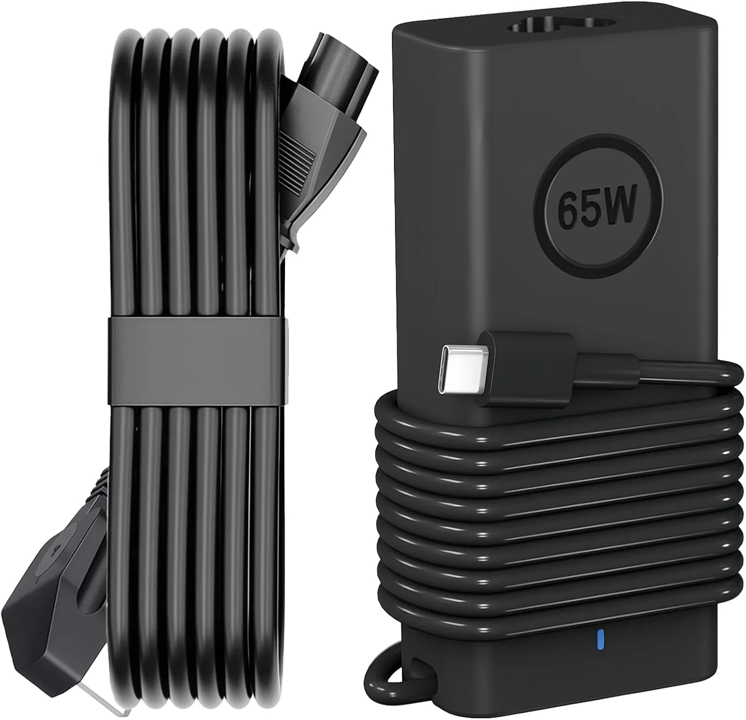Genuine Dell 65W USB-C Power Adapter Charger UK 19.5V, 3.34A, Adapter Charger + Cord - For Dell Laptops - Refurbished
