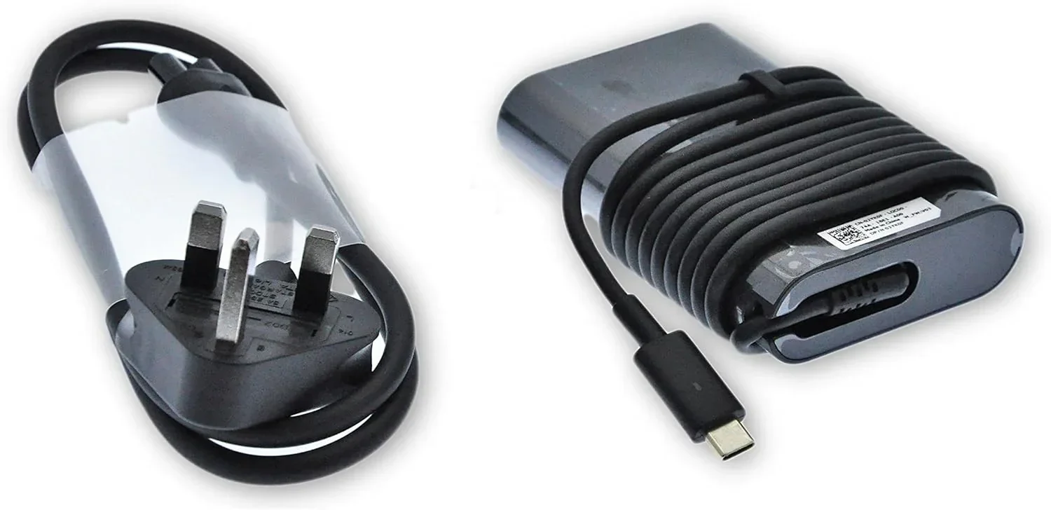 Genuine Dell 65W USB-C Power Adapter Charger UK 19.5V, 3.34A, Adapter Charger + Cord - For Dell Laptops - Refurbished - Image 7