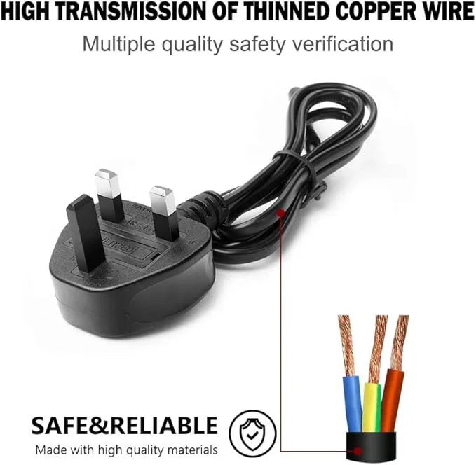 Dell Laptop Charger, 19.5V 3.34A 65W Power Adapter for Dell Inspiron 15 3520 3535 3515 3585 5000 5510 5570 7000 7570 Vostro 5410 3425 3515 5620 P129 P143 OptiPlex 9020 3020 3050 3060 Plug Cable - Image 5