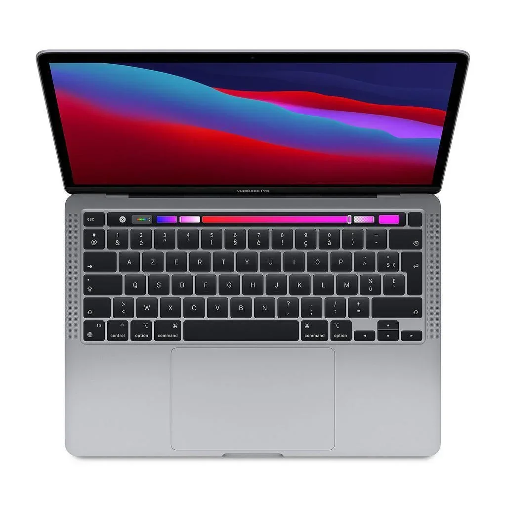 MacBook Pro 13-inch (2020) - Apple M1 8-core CPU and 8-core GPU - 8GB RAM - SSD 256GB - QWERTY - English - Image 2