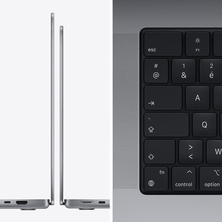 MacBook Pro 16-inch (2021) - Apple M1 Pro 10-core and 16-core GPU - 32GB RAM - SSD 512GB - QWERTY - English - Image 4