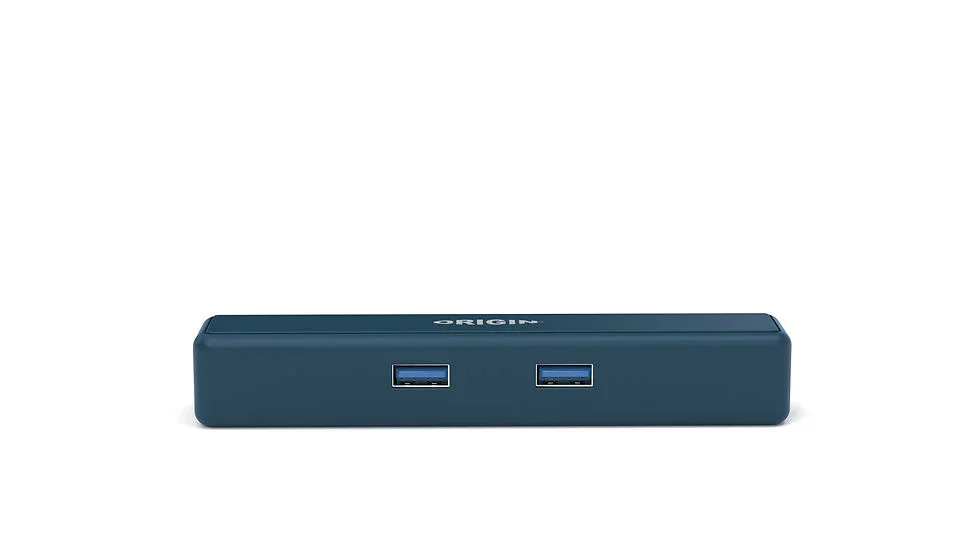 Travel Dock USB C 6in1 Wired USB 3.2 Gen 1 (3.1 Gen 1) Type-C Blue - Image 3